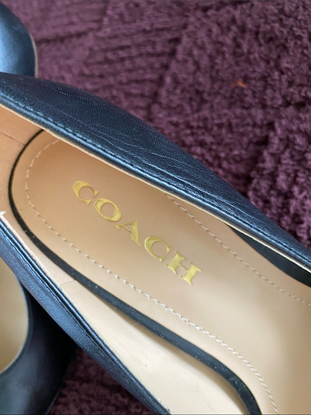 Coach black Pointed-Toe Pumps - Picture 2 of 12